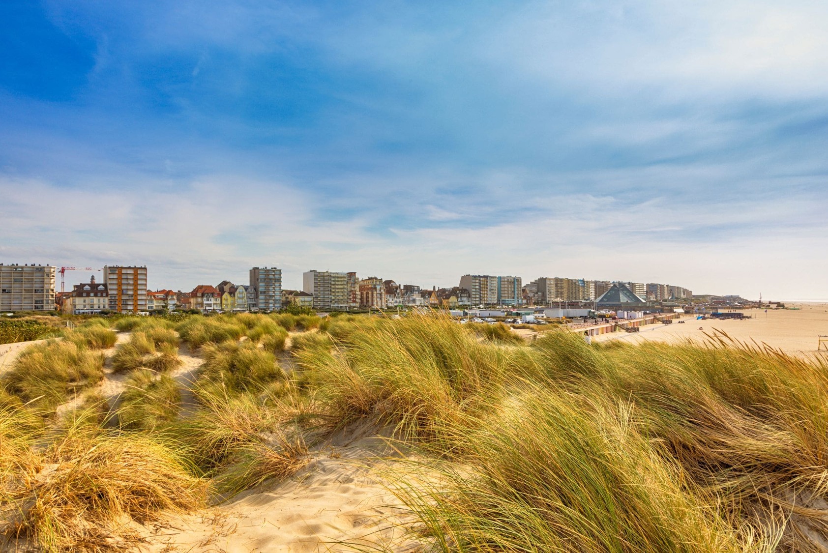 Vue sur la ville du Touquet Paris Plage